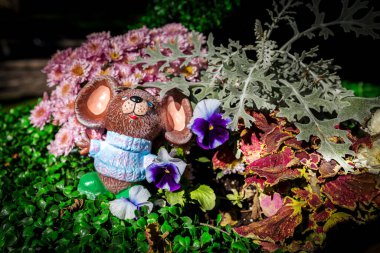 Çiçeklerle dolu bir sonbahar