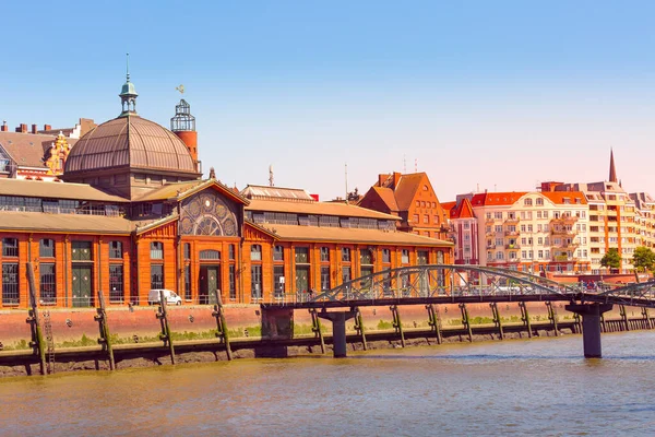 Рибний Ринок Hamburger Fischmarkt Гамбурзі Німеччина — стокове фото