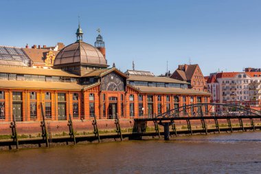 Hamburg, Almanya 'da balık pazarı