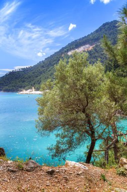 Marble Sahil Koyu, Thassos Adaları, Yunanistan