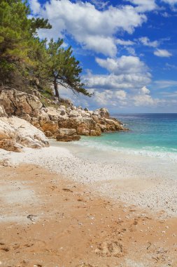 Marble Sahil Koyu, Thassos Adaları, Yunanistan
