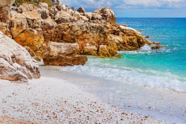 Marble Sahil Koyu, Thassos Adaları, Yunanistan