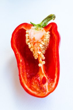 tatlı kesilerek organik biber