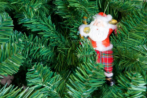 Christmas tree decoration Santa — Stock Photo, Image