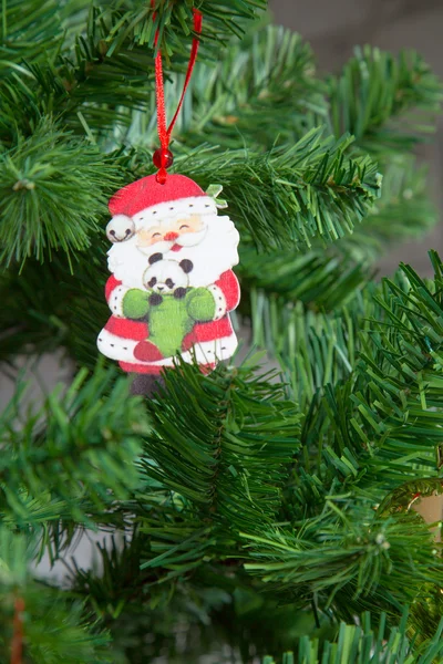 Christmas tree decoration Santa — Stock Photo, Image