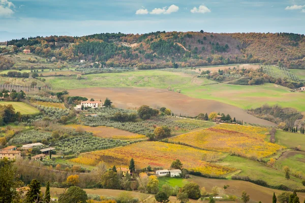 Toscana, peisaj panoramic — Fotografie, imagine de stoc