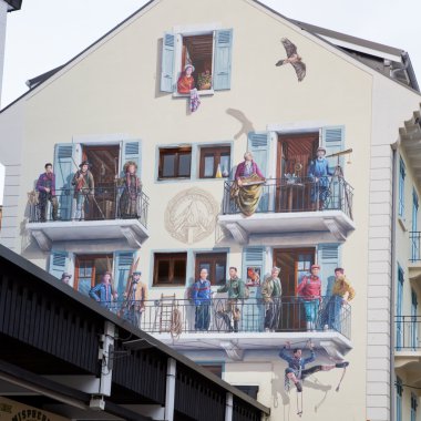 Chamonix, French Alps duvar resmi