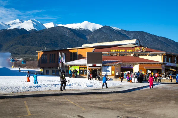 Bansko skidstation, linbanan lift, Bulgarien — Stockfoto