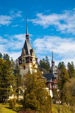 Güzel eski kraliyet peles Kalesi, sinaia, Romanya
