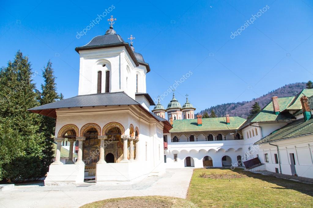 The old church at Sinaia Monastery, Romania