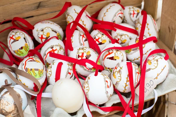 Colorful painted Easter eggs — Stock Photo, Image