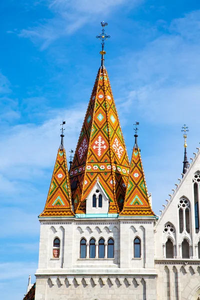 Parte de la Iglesia Matthias, Budapest — Foto de Stock