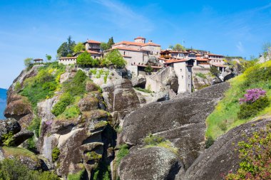 Büyük Meteoro Manastırı Meteora kayalarda, Kalambaka, Tırhala, Yunanistan