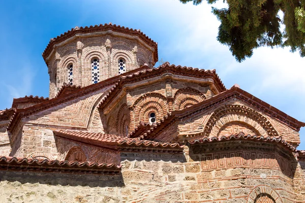 Biserica Mănăstirii Great Meteoro din stâncile Meteora, Kalambaka, Trikala, Grecia — Fotografie, imagine de stoc