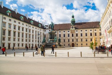 Viyana, Hofburg, Innenhof, İmparator Franz anıt ben