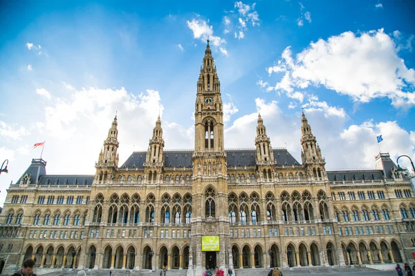 Vienna City Hall,  Wiener Rathaus, Austria — Stock Photo, Image