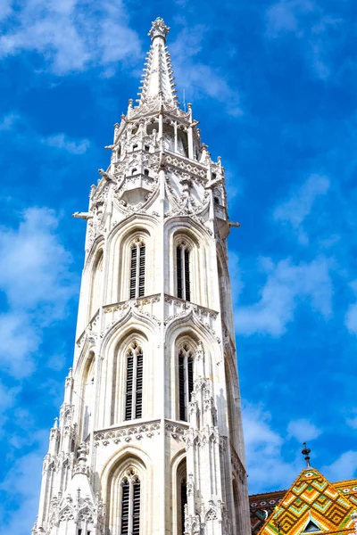 Torre della Chiesa di Mattia, Budapest — Foto Stock