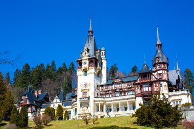 Güzel eski kraliyet peles Kalesi, sinaia, Romanya