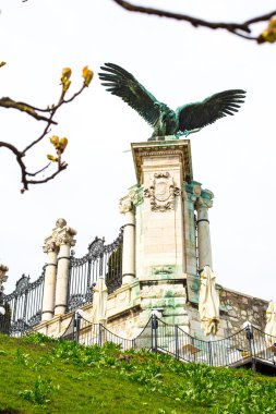 Turul eagle near Buda Palace entrance gate, Budapest, Hungary