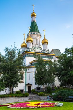 Bulgaristan Sofya şehir merkezinde Rus Kilisesi