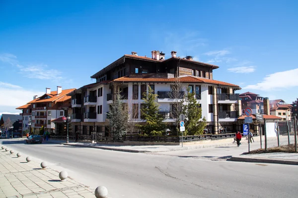 Gatuvy i Bansko — Stockfoto