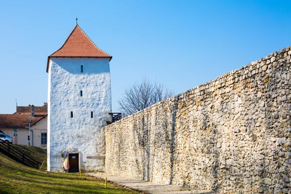 Bastión de tejedores en la ciudad de Brasov, Rumania —  Fotos de Stock