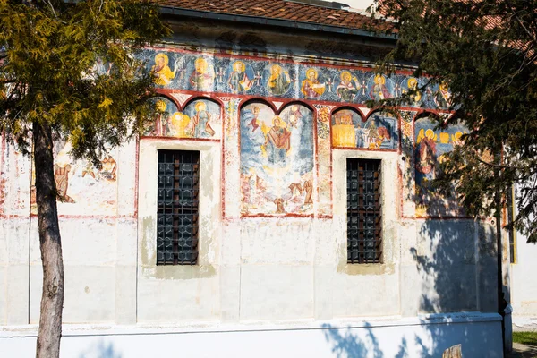 Detalhes da Igreja de São Nicolau em Brasov, Transilvânia — Fotografia de Stock