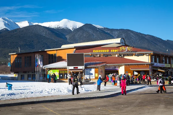 Bansko skidstation, linbanan lift, Bulgarien — Stockfoto