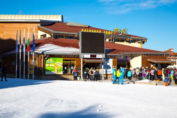 Estação de esqui Bansko, teleférico, Bulgária — Fotografia de Stock