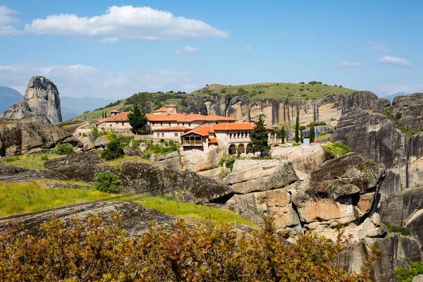 米特奥拉悬崖之上，希腊阿基 Stefanos St Stefan 修道院 — 图库照片