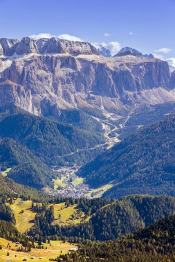 Seceda 'dan Val Gardena, Dolomites, South Tyrol, İtalya, Alp manzarası