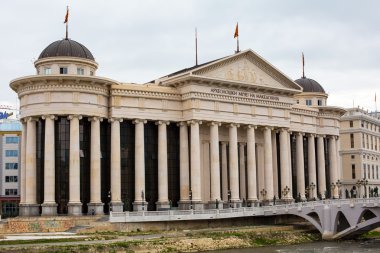 Üsküp, Makedonya'nın ortasındaki Ulusal Arkeoloji Müzesi