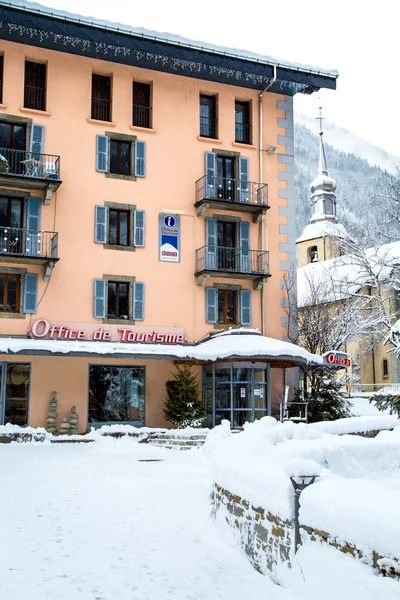 Biuro turystyczne w Chamonix, Francja — Zdjęcie stockowe