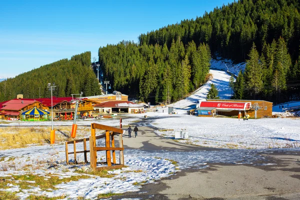 Bunderishka polyana, estación de esquí, teleférico, Bansko, Bulgaria —  Fotos de Stock