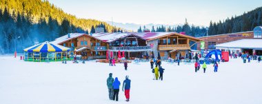 Bunderishka polyana, Kayak istasyonu, teleferik Asansör, Bansko, Bulgaristan
