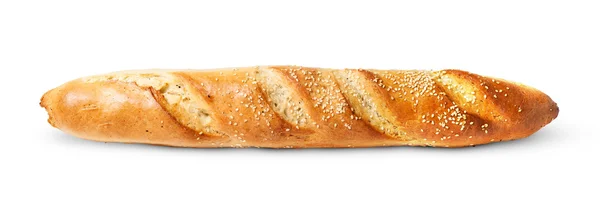 Baguette française horizontalement — Photo