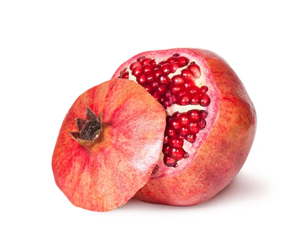 Delicious Exotic Pomegranate Fruit With Lid Near — Stock Photo, Image