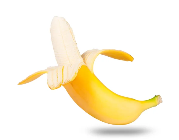 Geschälte reife Banane — Stockfoto