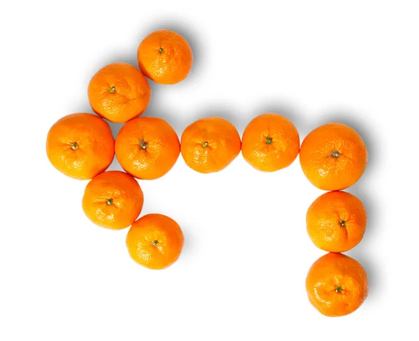 Frische saftige Mandarinen — Stockfoto