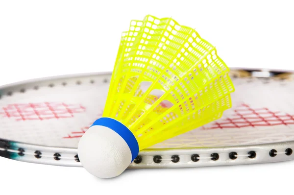 Bir raketle badminton raket yalan
