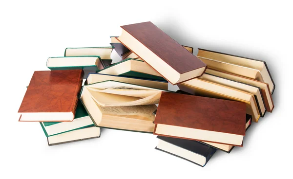 Düzensizce dağınık eski kitaplar — Stok fotoğraf