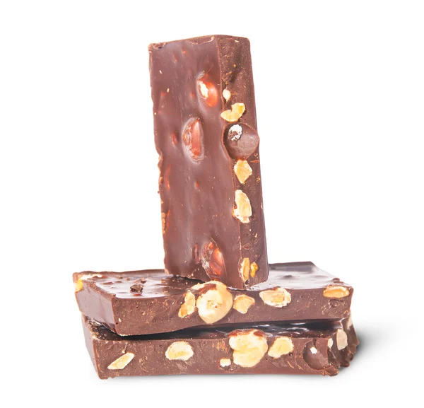Egy függőleges, illetve két vízszintes csokoládé — Stock Fotó