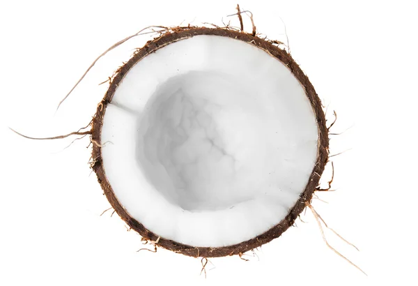 Half of coconut top view — Stock Photo, Image