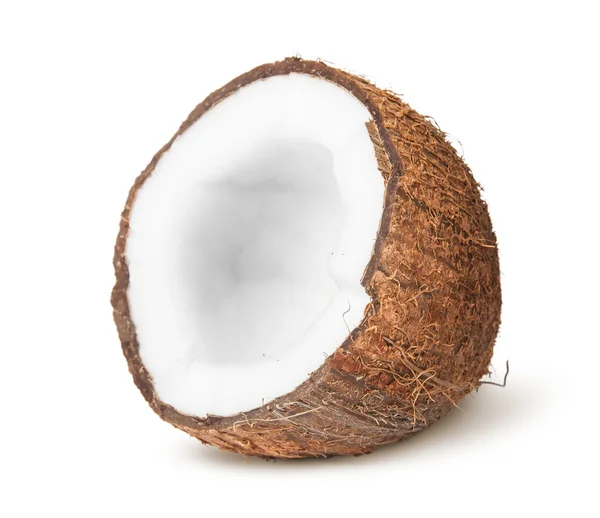 Die Hälfte der Kokosnuss — Stockfoto