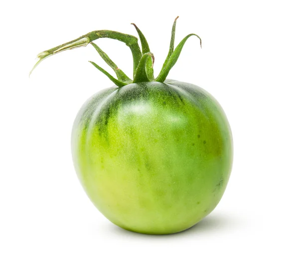 Single green tomato — Stock Photo, Image