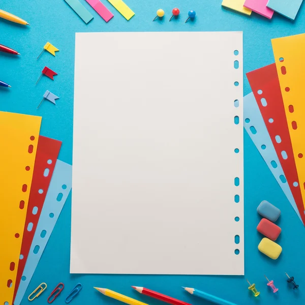 School office supplies — Stock Photo, Image