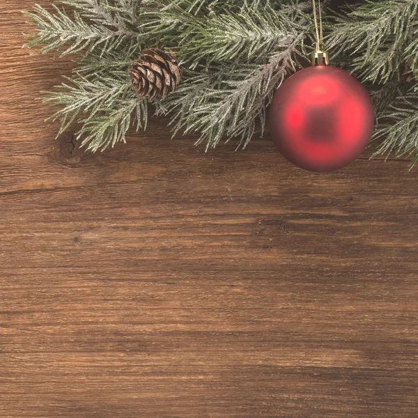 Christmas Holiday bakgrund med boll — Stockfoto
