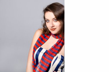 Güzel kadın portresi