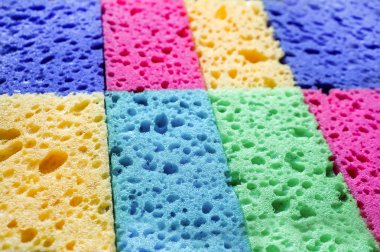 Mutfak temizlik sünger arka plan