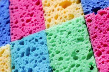 Mutfak temizlik sünger arka plan